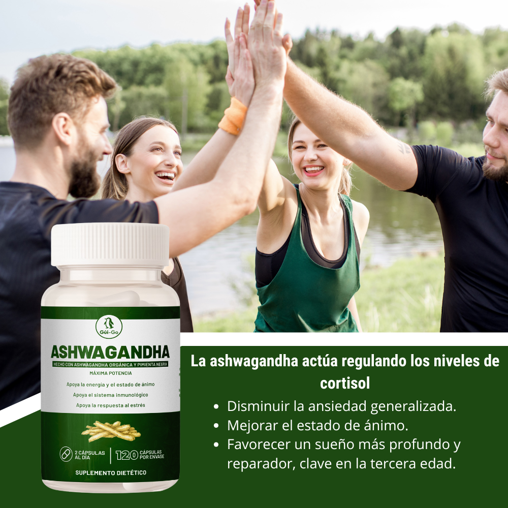 Ashwagandha anti estres y sueño profundo